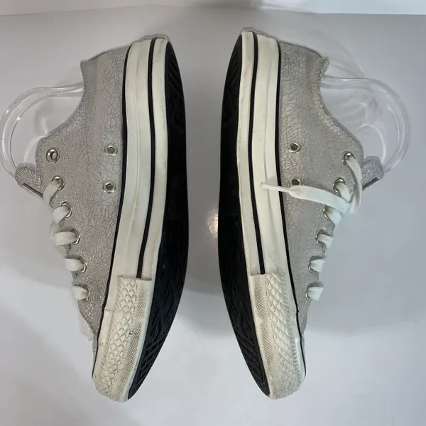 Converse All Star Chuck Taylor Womens Size 8.5 Iridescent Crackle Shoes 551592C - Image 8