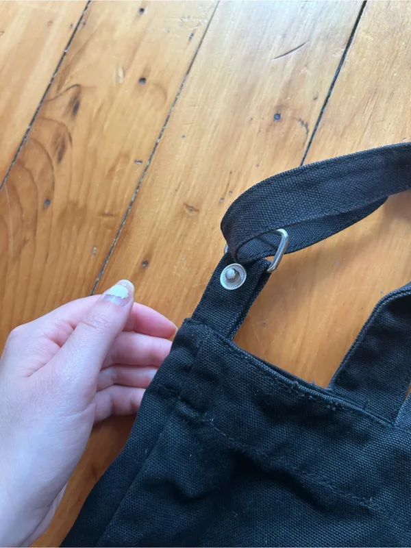 BAGGU Black Canvas Duck Bag - Image 5