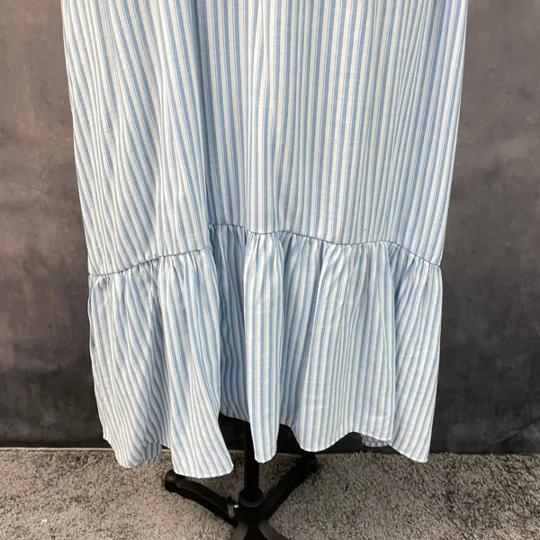 Skies Are Blue Womens Striped‎ Midi Dress Size XL Flowy Coastal Cottage Hamptons - Image 5