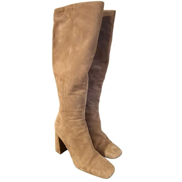 Sam Edelman Clarem tan suede knee high boot size 9.5 - Image 11