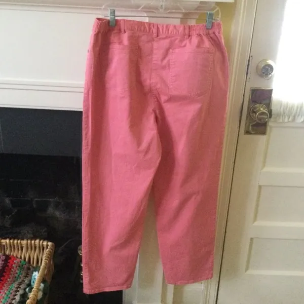 Colored Jeans Stretch High Rise Salmon Pink - Sz 12 - Image 7