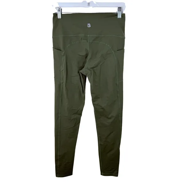BuffBunny Sage Green Workout Leggings Size Large - Image 4