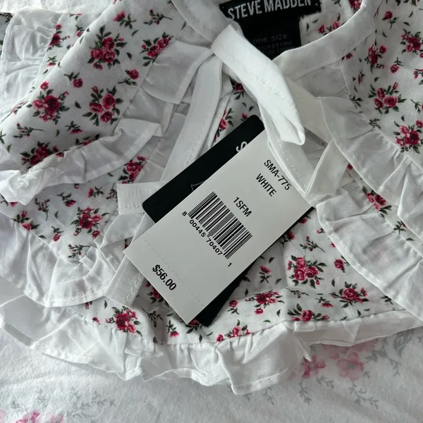 STEVE MADDEN floral ruffle collar - Image 4
