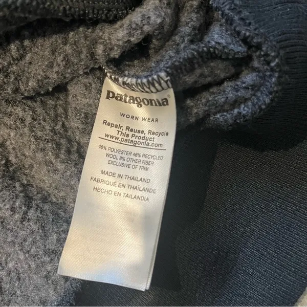 Patagonia Woolyester Fleece Pullover, Sz S - Image 16