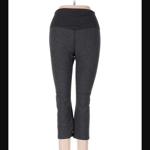 Nike Women's Size Medium Cropped Leggings‎ Dark Gray Mt. Hood Volleyball Club - Image 2