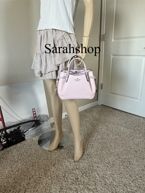 Kate Spade Dumpling Pebble and Snake Embossed Small Satchel Bag - Image 7