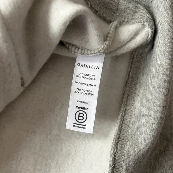 NWT! Athleta Gray 24/7 Hoodie - Image 6