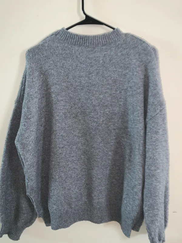 Knitted sweaters Gray Size M - Image 2