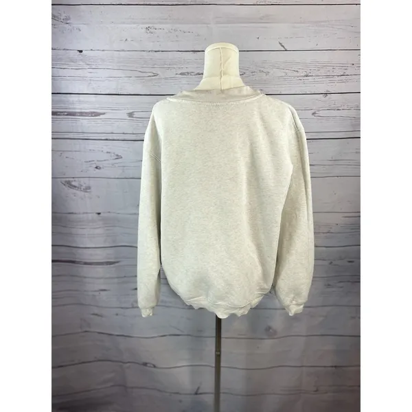 White Fox 4th Edition Oversized Crewneck Sweatshirt Women’s S/M Graphic Pullover - Image 4