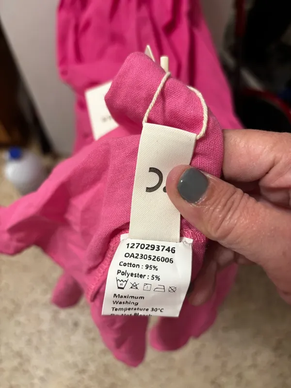 NWT Commense wrap Dress medium Pink - Image 3