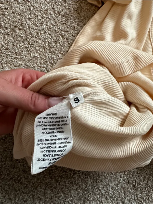 Ulla Johnson Ruffle Sleeve Scoop Neck Tank Top - Cream - Image 5