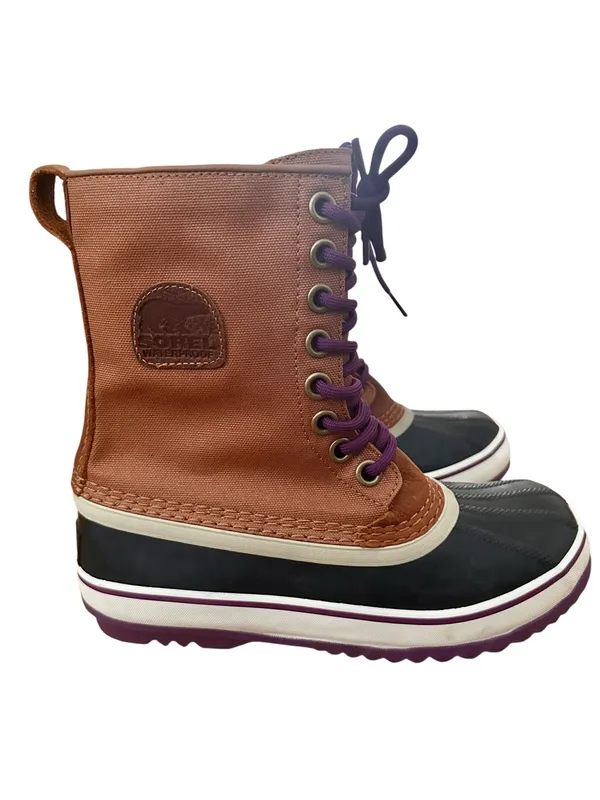 Sorel 1964 Premium CVS Winter Snow Duck Boots Camel Brown Women’s Size 7 - Image 2