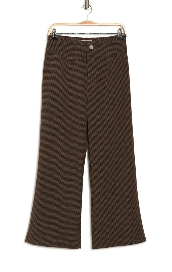 NWOT Plaid Wide Leg Trousers - Image 3