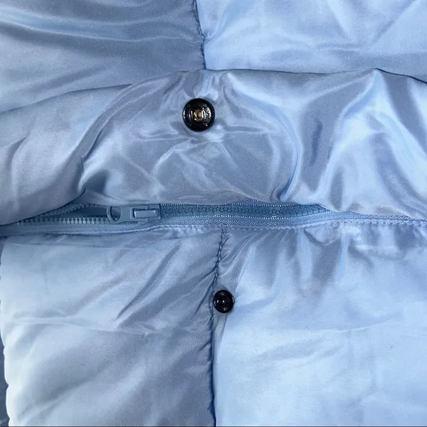 Urban Outfitters BDG Pia Sleeveless Blue‎ Zip Puffer Vest Small Back to School - Image 13
