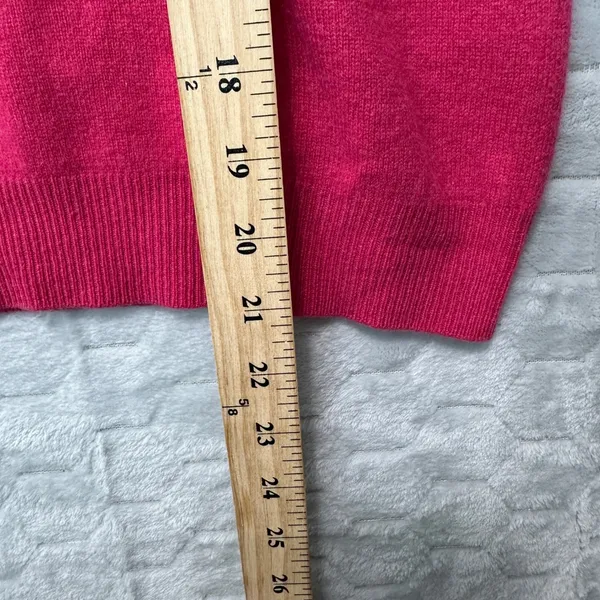 Charter Club Women Pink 100% Cashmere Sweater M Jane Justin Preppy Academia Soft - Image 6