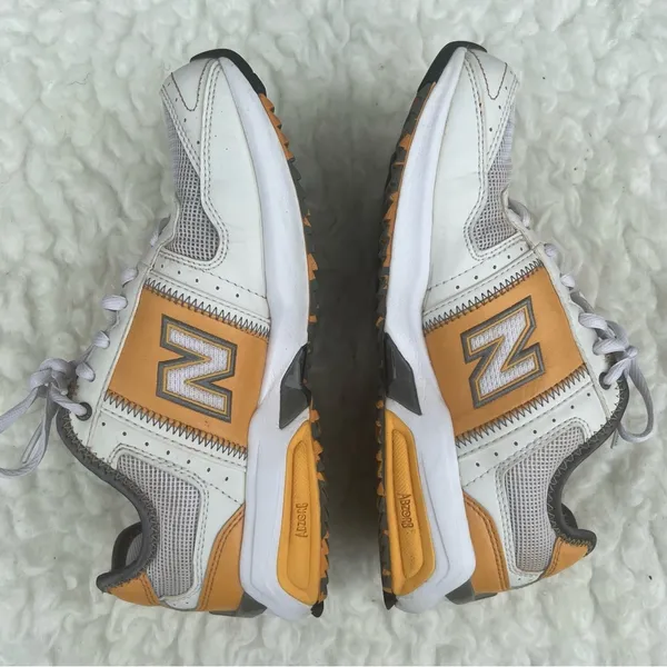 New Balance Womens Running Sneakers Walking W0040W Abzorb White Yellow - Image 5