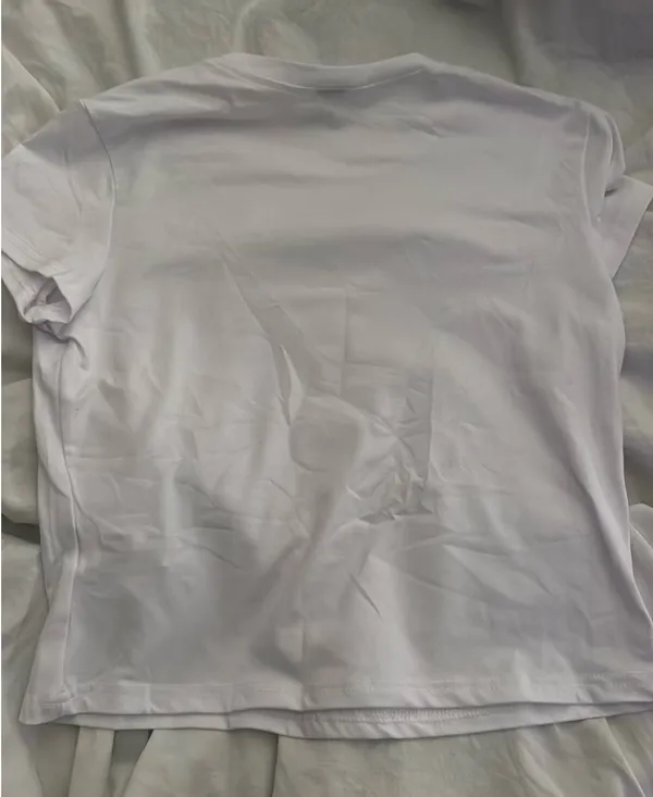 Shein White Baby Tee cowboy boot top  - Image 2
