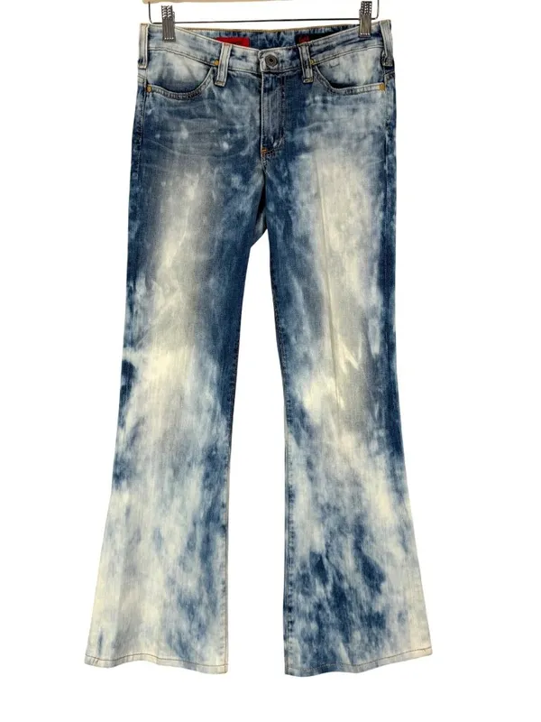 Vintage AG Adriano GoldShmied The Legend Y2k Low Rise Flare Leg jeans Size 27 - Image 3