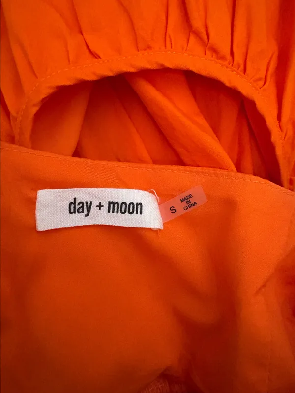 Mini Orange Dress Day + Moon - Image 6