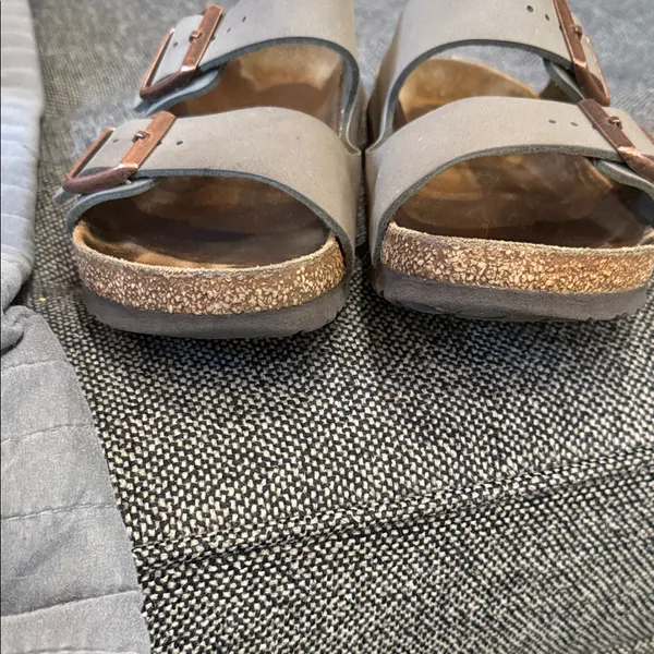 Birkenstock Arizona Brown Sandals Size 38 US 7.5 GUC - Image 2