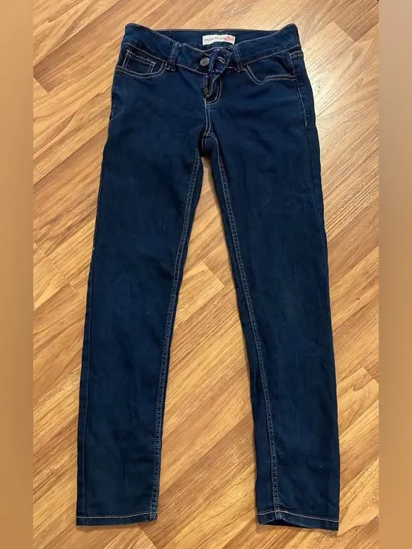 Paris Blues Dark Blue High-Rise Skinny Jeans - Image 2