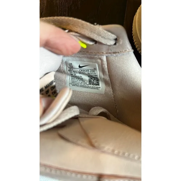 Nike‎ Air Force 1 Pixel Beige Womens 7.5 Platform AF1 Sneakers - Image 3