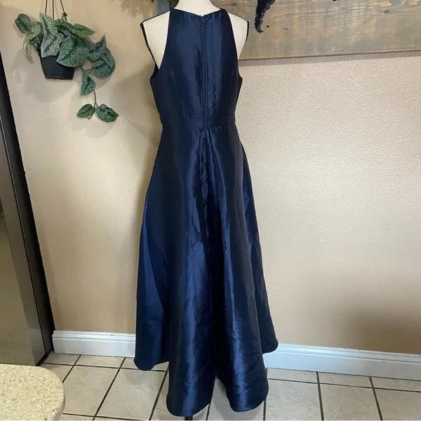 Lulus NWOT Broadway Show Navy Blue High-Low Gown - Image 5