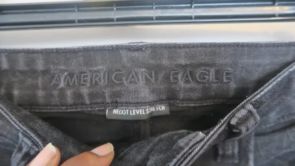 American Eagle Outfitters next level stretch jegging jeans in black size 0 short. - Image 7
