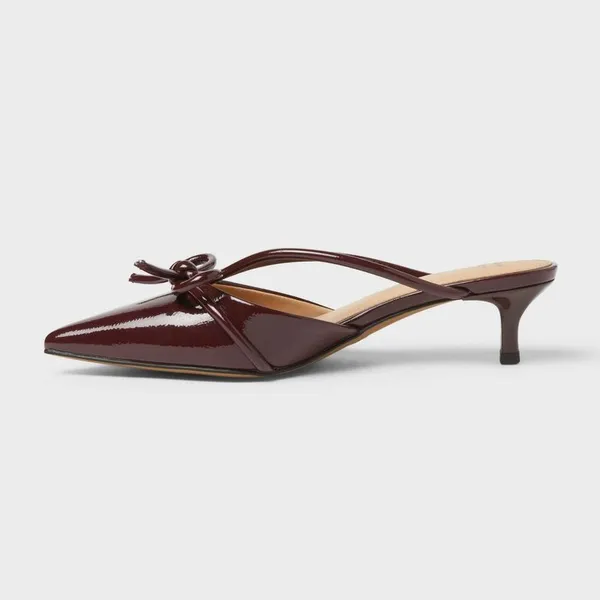 A New Day - Women’s Odelia Heels with Memory Foam Insole – Burgundy - Image 6