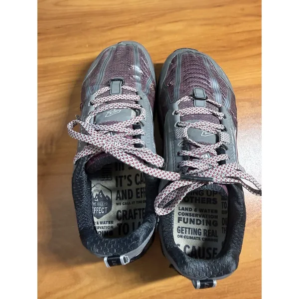 Altra Lone Peak 4 Low RSM Womens 7 Gray Burgundy Trail Running Shoes - Image 7