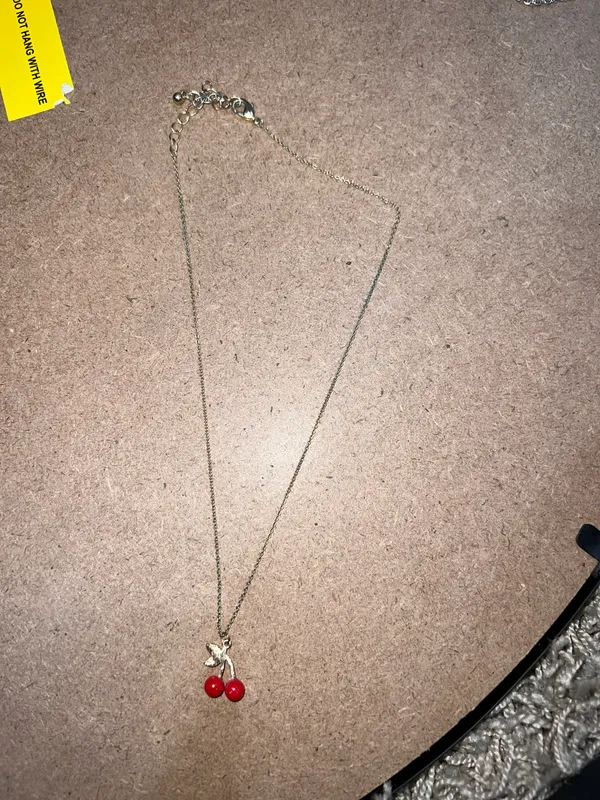 Cherry Necklace Gold - Image 2