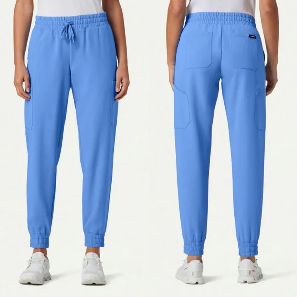 Jaanuu Bundle 2pcs‎ Neo Everyday Cargo Scrub Joggersv Ceil Blue 2X - Image 2