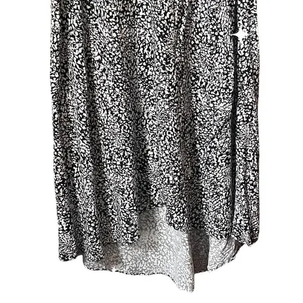 Japna size large high low midi skirt. Wide waist band faux wrap - Image 4