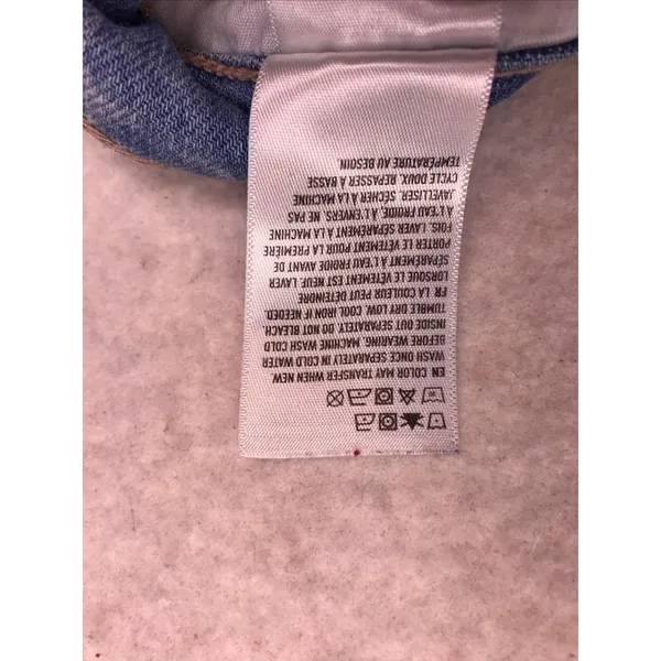 American Eagle Cargo Jeans Women 2 Blue Super High Rise Baggy Wide Leg Stretch - Image 10