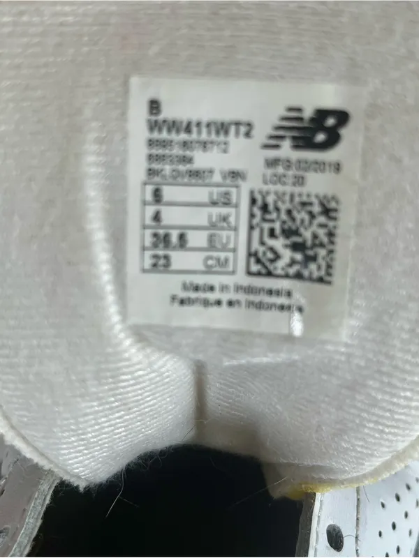 New Balance 411 Cush+ White Walking Sneakers Women’s Size 6 - Image 2