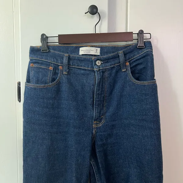 Abercrombie & Fitch Blue Women's Jeans - Image 7