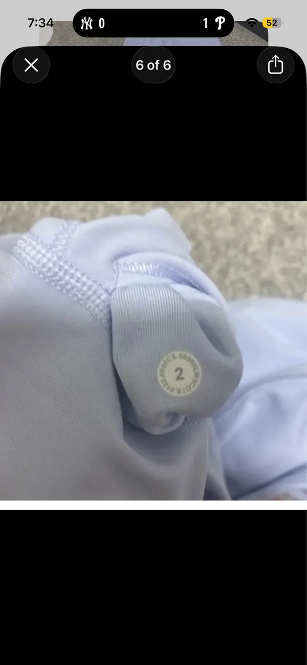Lululemon Wunder Under High-Rise Tight 25" Pastel Blue - Image 6