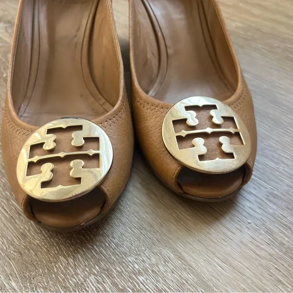 Tory Burch Leather Wedge Heel - Image 3