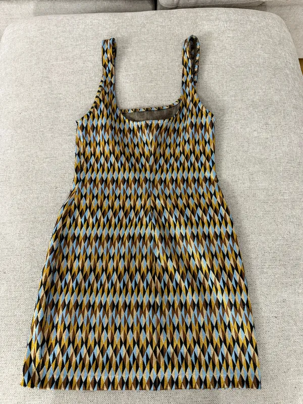Zara Retro Print Mini Dress - Image 4
