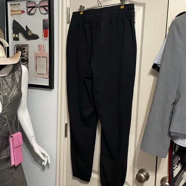 ECHT Black Double Band Storm Joggers Athleisure Loungewear Gym Cozycore - Image 5