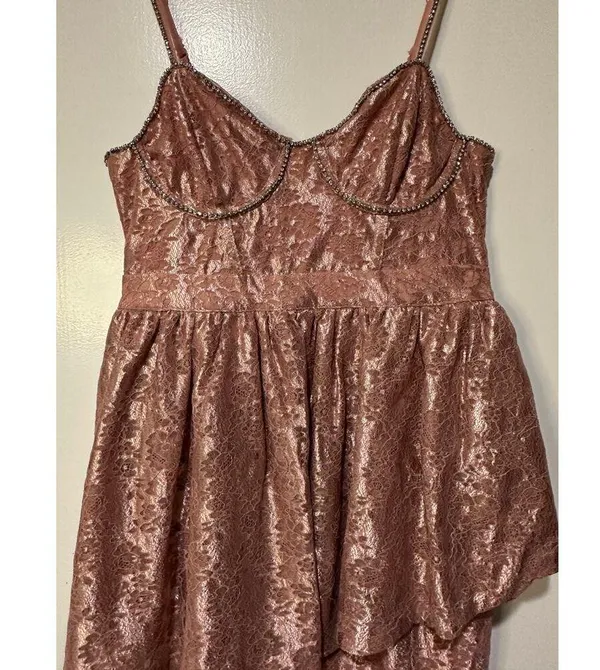 For Love & Lemons Shai Maxi Dress Dusty Pink Size Medium NWT Feminine Romantic - Image 6