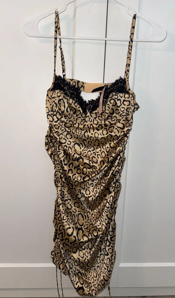 For Love & Lemons X Victorias Secret Frankie Leopard Dress - Image 4