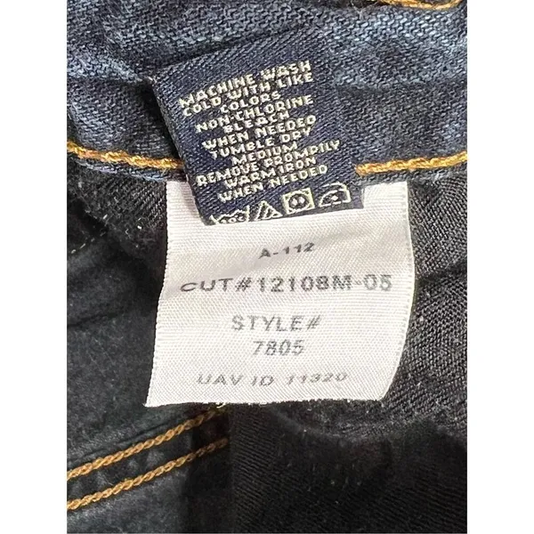 American Eagle Bootcut Wide Leg Pocket‎ Embroidered Details Blue Jean sz 12 - Image 9