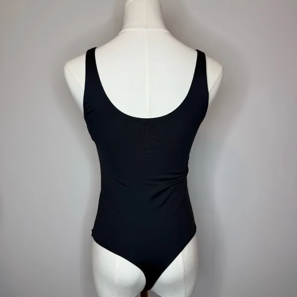 Abercrombie & Fitch Black Scoop Neck One-Piece - Image 3
