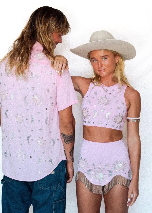 the Label Sequin Shirt - Image 3