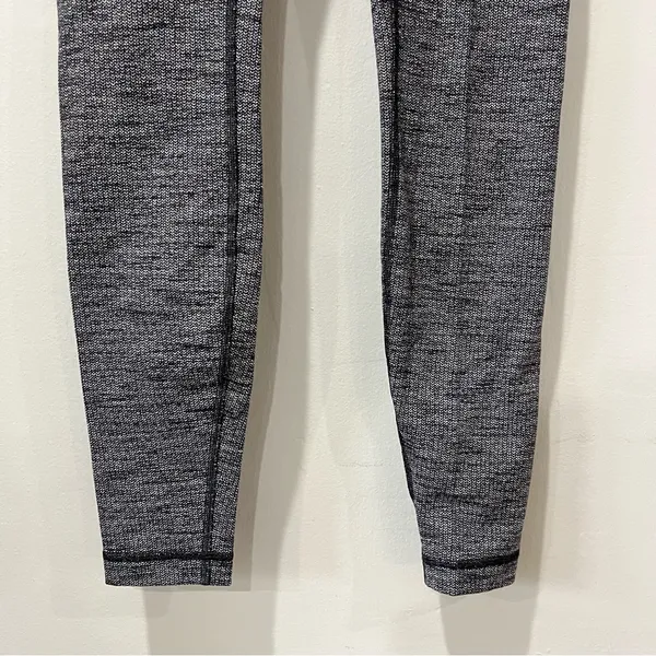 Lululemon Wunder Under‎ High Rise Tight Heathered Black Size 4 W5AM9S - Image 3
