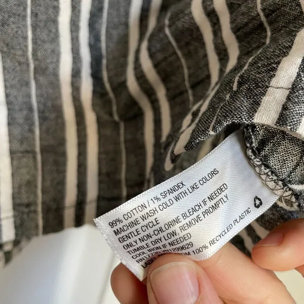 Wild Fable Striped Paperbag shorts size L - Image 6