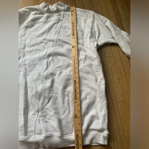 Lululemon broken beats sweater dress XS alpine white - Image 12