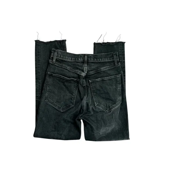 Agolde High Rise Straight Leg Button Fly Cropped Jean 25 - Image 3