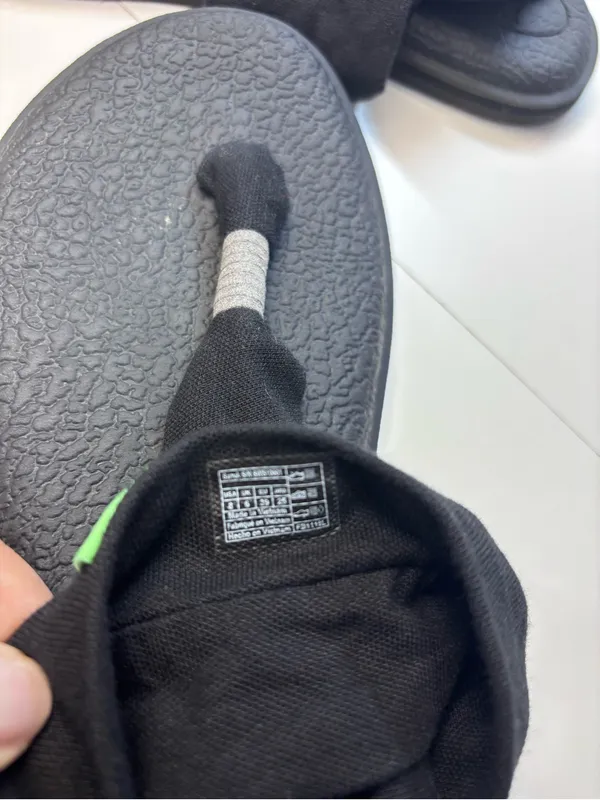 Sanuk Sling Yoga Sandals with Black Fabric Straps LIKE NEW Women’s SZ 8 - Image 4